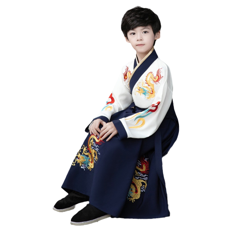 儿童中国风男童汉服童少爷公子服