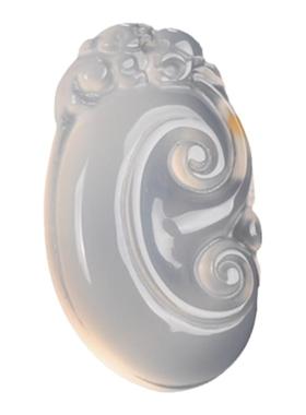 冰种玛瑙貔貅玉髓如意吊坠送项链