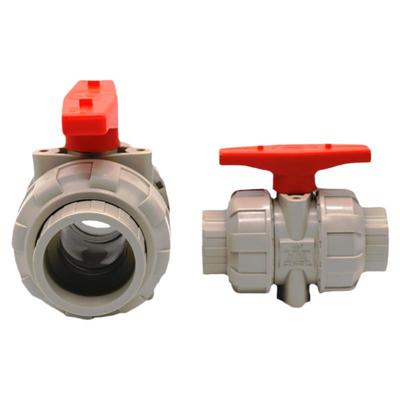 PPH热熔双由令球阀耐酸碱PPR热熔