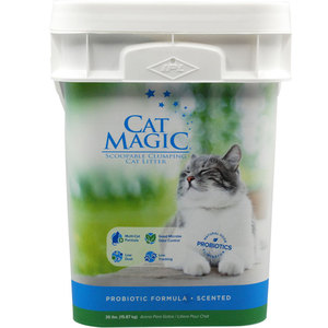 美国CatMagic喵洁客膨润土猫砂 除臭 有香/无香/活性炭 30磅/28磅