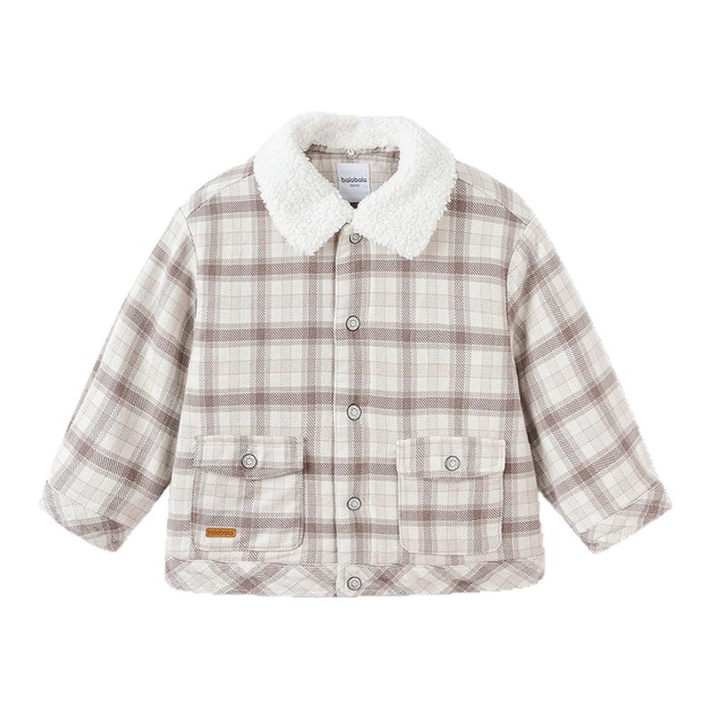 巴拉巴拉棉服男新颖有趣口袋外套