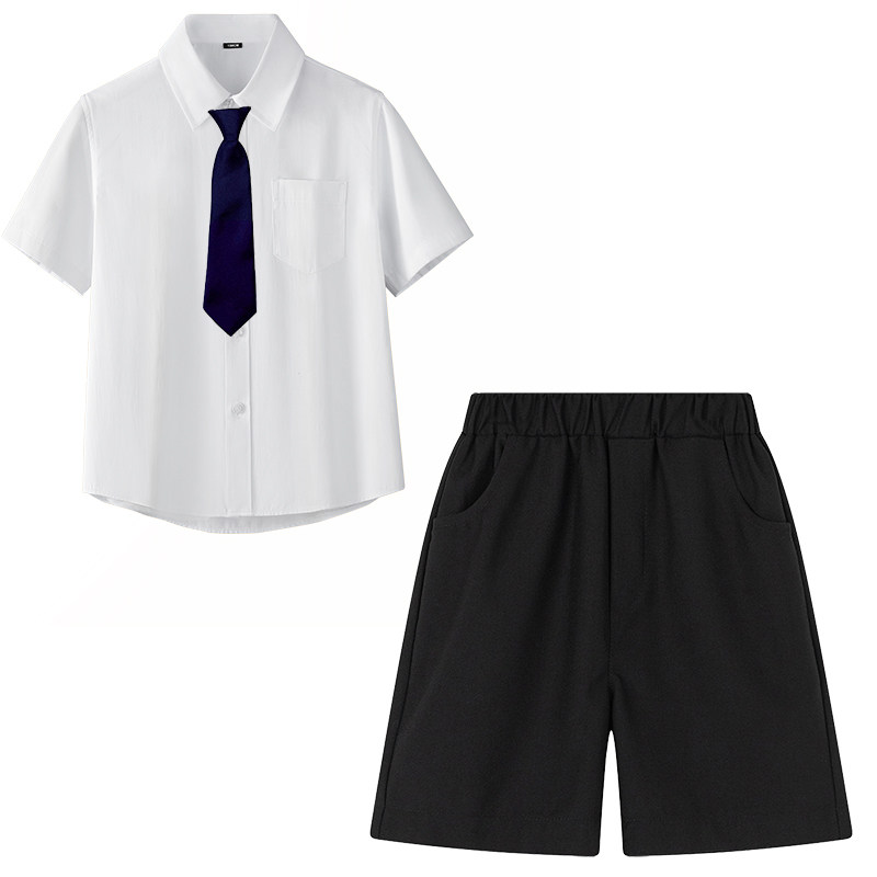六一儿童大合唱主持服装夏季英伦风班服朗诵小学生套装毕业照服装