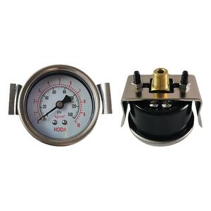 HODA牌Y40ZV Y50ZV Y60ZV带支架压力表5KG 10KG真空-76-0气压表