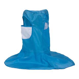 防尘帽打磨防粉尘头罩头套工业风帽无尘车间防静电披肩帽工作帽子