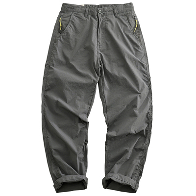 快干工装休闲裤男松紧腰防泼水