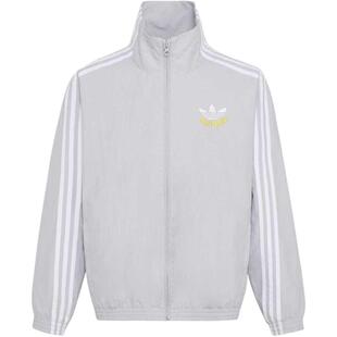 滔搏adidas阿迪达斯三叶草大童运动健身夹克外套KW1182