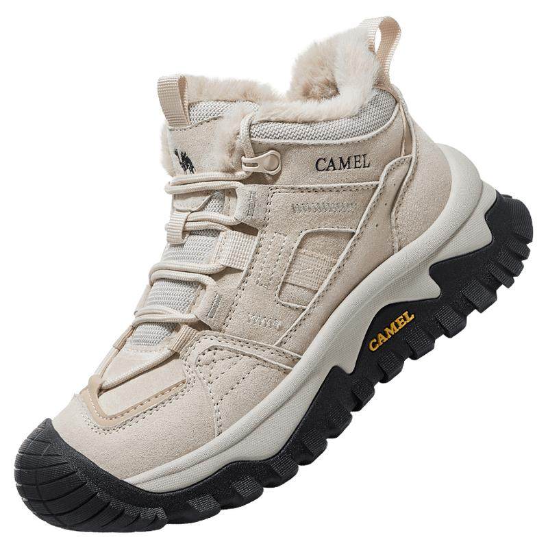 Camel/骆驼户外加绒保暖棉鞋