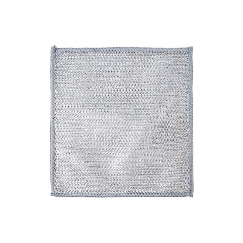 云蕾钢丝洗碗布厨房清洁抹布刷锅神器不沾油钢丝球银丝抹布