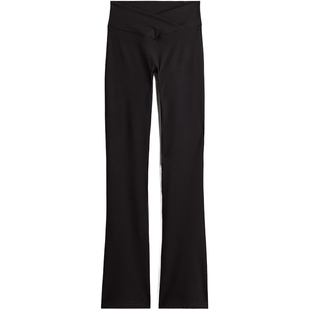 【HM MOVE SoftMove™】女士运动服秋喇叭运动打底瑜伽裤1240938