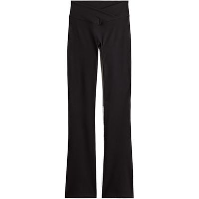 【HM MOVE SoftMove™】女士运动服秋喇叭运动打底瑜伽裤1240938