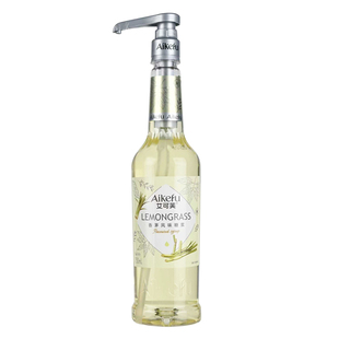 香茅糖浆750ml柠檬草风味糖浆柠檬茶咖啡奶茶鸡尾酒调酒糖浆