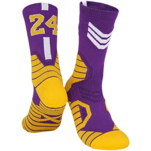 专业精英篮球袜子男儿童毛巾底加厚中高筒长款袜科比球星运动袜