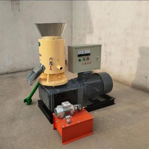 建筑模板废料制粒机立式平模生物质颗粒机竹屑木屑造粒机