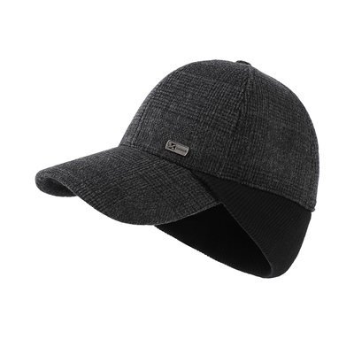 老人帽子男款冬季保暖护耳