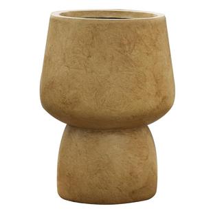 高脚花盆酒杯水泥花盆镁泥蝴蝶兰桌面绿植盆栽轻奢高级感创意简约