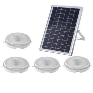 太阳能吸顶灯 led家用室内一拖四五六阳台楼梯过道天黑自动亮壁灯