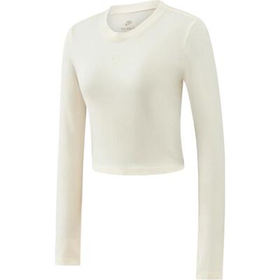 滔搏NIKE耐克女子刺绣针织打底衫运动休闲长袖T恤HF5323-110