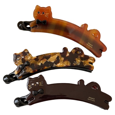 发量多韩系醋酸猫咪香蕉夹