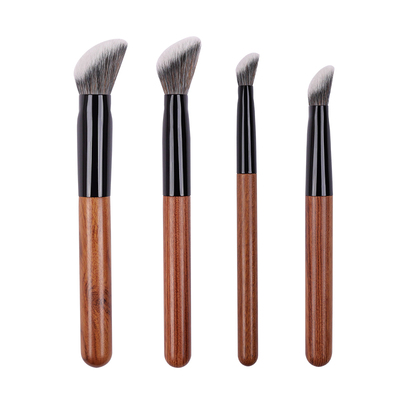 小胖丁H35斜头坡面遮瑕刷多功能腮红高光修容膏体刷粉底液化妆刷