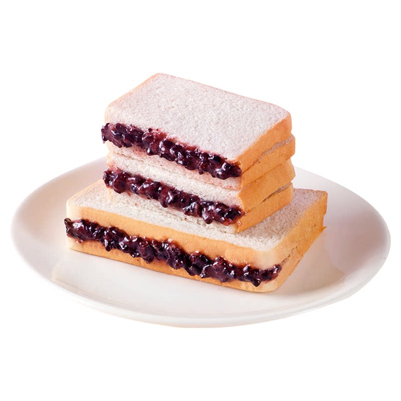 紫米面包整箱早餐速食黑米奶酪夹心吐司小零食休闲食品小吃