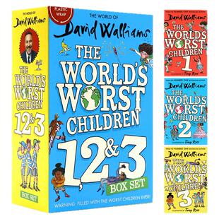 世界上糟糕的孩子3册 英文原版 The World’s Worst Children123 大卫威廉姆斯The World of David Walliams幽默小说儿童读物