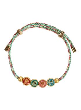 端午节手链五彩绳手工编织五彩粽