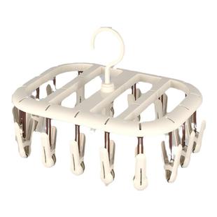 百草园袜子夹晾衣架多夹子阳台晾晒袜子神器学生宿舍袜子收纳夹子