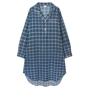 微醺小姐睡裙女士夏季白色长袖中长款可外穿高级感家居服亲肤睡衣