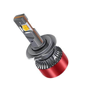 汽车LED大灯 激光灯泡远光H19005近光H7H11一体H490124300K暖黄光