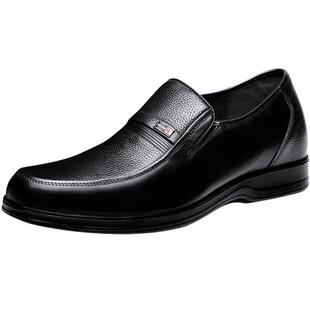 奥康增高男鞋秋冬真皮男款高跟2025新款休闲男士隐形内增高皮鞋男