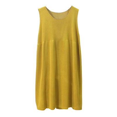 宽松遮肚打底吊带裙女百搭针织衫