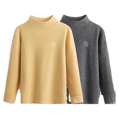 亲肤德绒保暖内衣男童套装不起球