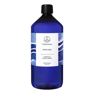 Florihana有机白玫瑰纯露1000ml/1L 补水保湿白嫩法国F家正品