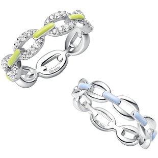 [HEFANG何方奥莱]链条戒指女小众设计感食指戒叠戴指环轻奢时尚