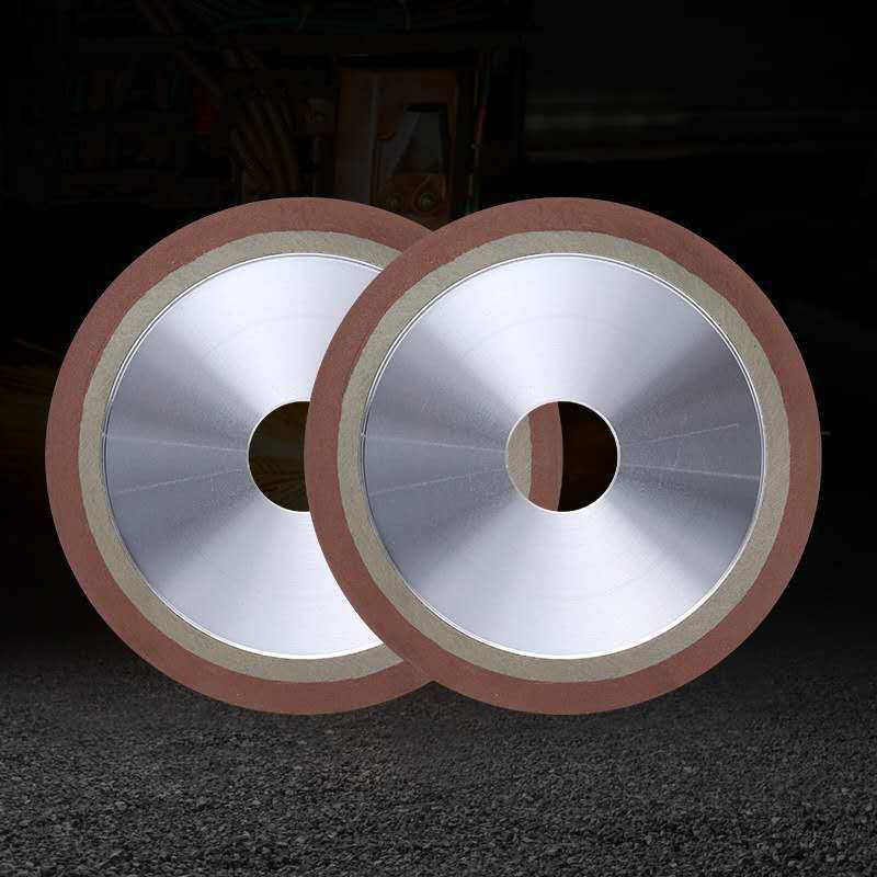 单斜边金刚石砂轮片碟形斜口砂轮合金钨钢锯片锯齿磨片磨铣刀砂轮