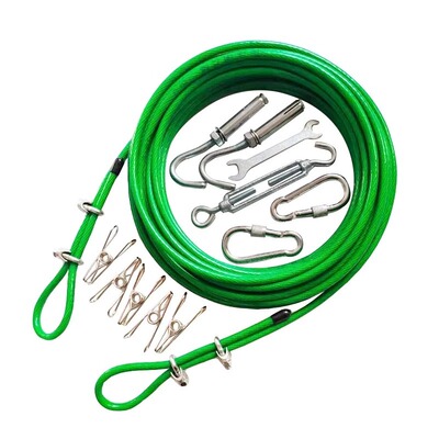 包塑钢丝晒被绳|超5000次加购