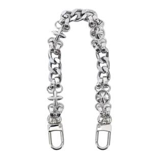 适用lv枕头包装饰链条挂件改造keepall包链条四叶草百搭挂饰配件