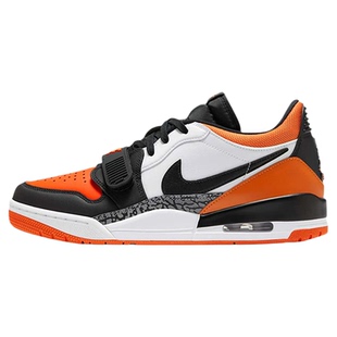 球鞋家 Jordan Legacy 312 黑白橙男子低帮运动篮球鞋 CD7069-118