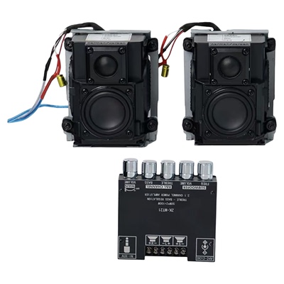 黑骑士通用蓝牙功放音响免破线