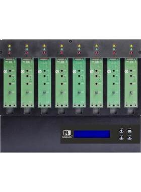 台湾佑华PV-B8001JD 1拖7PCIe NVMe M.2固态硬盘拷贝机SSD拷贝机