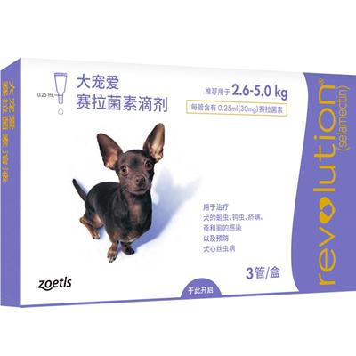 大宠爱小型犬泰迪狗狗体内驱虫药
