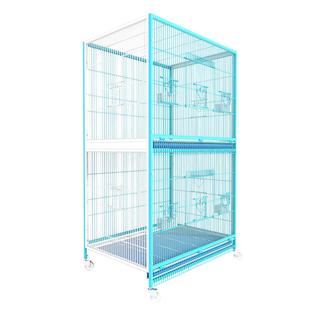 鸟笼鹦鹉笼鸟笼子大号三层大型豪华养殖笼超大空间八哥玄凤繁殖笼