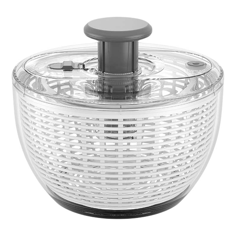 按压式蔬菜脱水器家用沙拉甩干机多功能果蔬沥水篮健身餐甩水神器