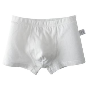 杉荟思男童纯棉平角内裤 幼儿短裤男宝宝纯白色底裤中小童男孩a类