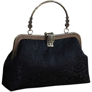 包包女2024年新款爆款我的妈妈手提包复古旗袍节日送礼特色口金包