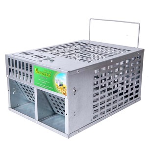 老鼠笼捕鼠器全自动灭鼠神器一窝端驱赶抓老鼠扑捉器强效双门连续