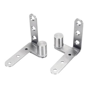 加厚不锈钢天地转轴暗藏隐形门合页旋转门铰链旋转天地轴上下合页