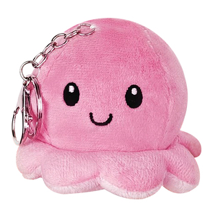 毛绒可爱翻转章鱼公仔包包挂件娃娃生日礼物小挂饰情侣玩偶钥匙扣