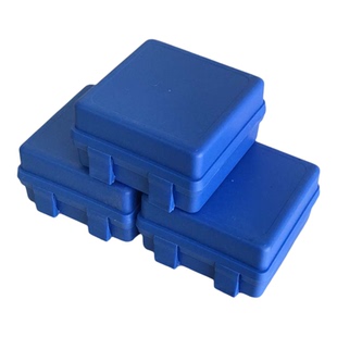 蓝色塑料翻盖盒环规盒花键包装盒塞规量具塑料包装盒插齿轮包装盒