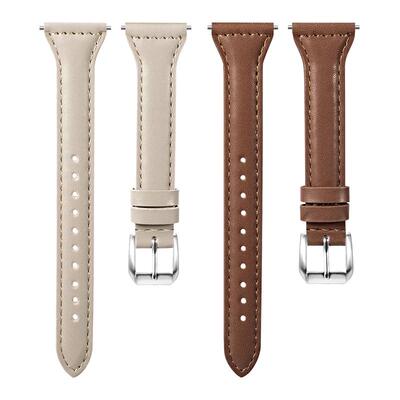 适用华为gt5表带gt6手表watch3酒红真皮小蛮腰gt4智能pro新款gt2皮质watchgt运动41mm表链荣耀magic2女士腕带